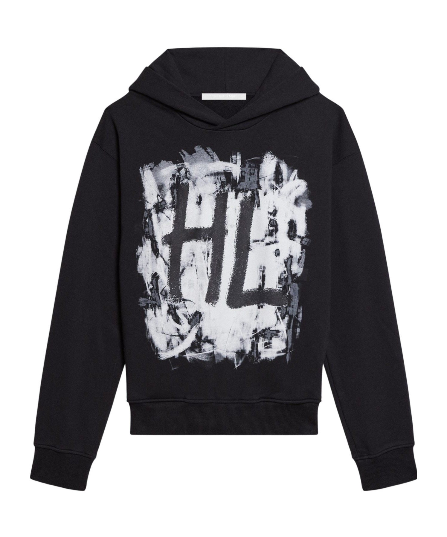 Helmut Lang Black Scribble Hoodie