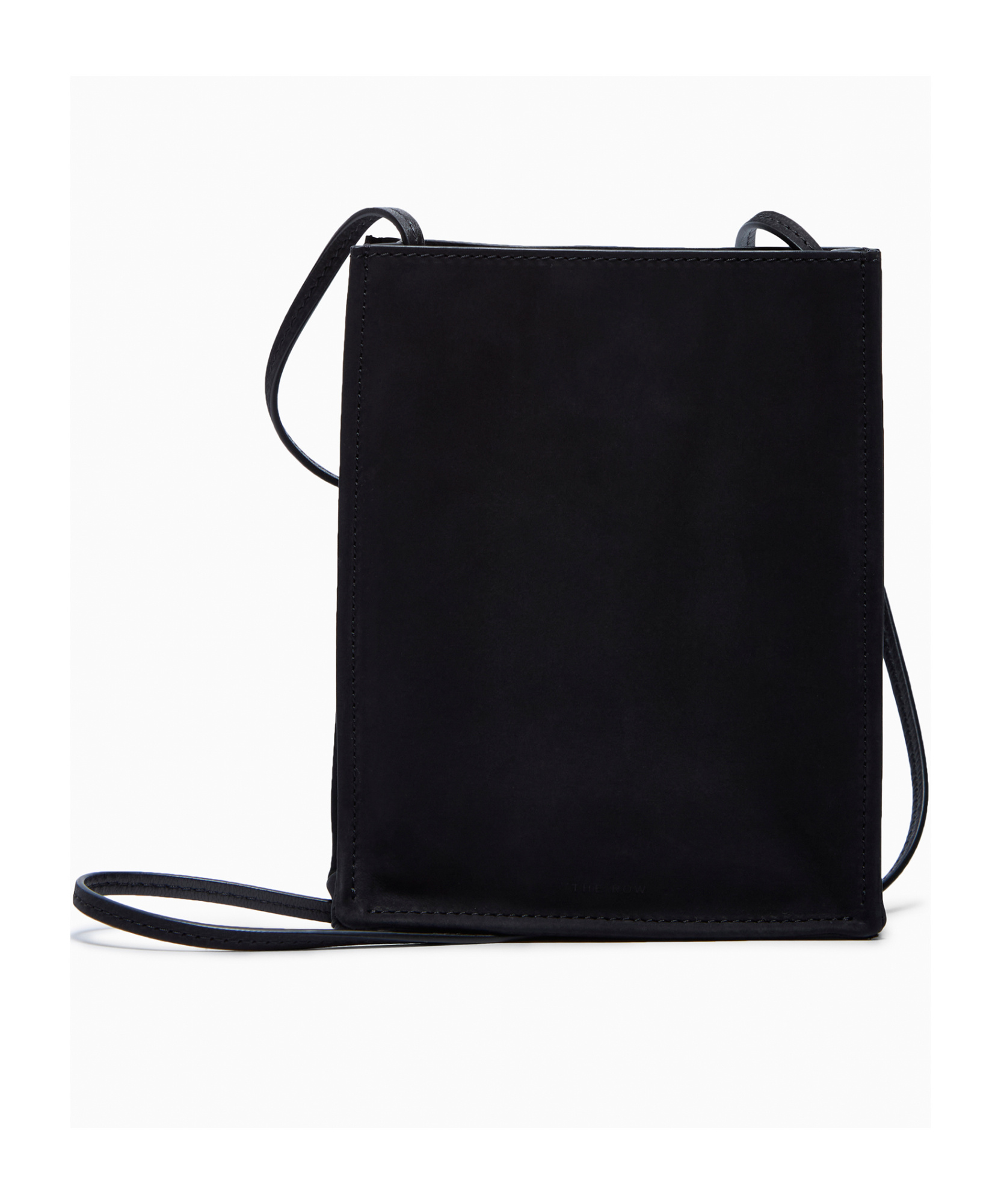 The Row Womens To Go Small Leather Cross Body Bag Black Ans In Black