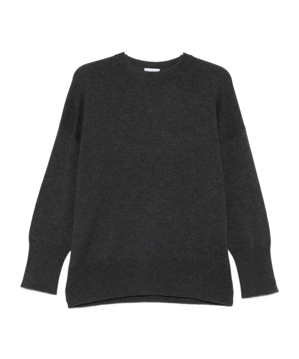 Brunello Cucinelli Cashmere Crew-neck Jumper In Black