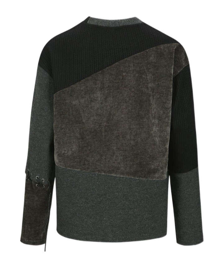 Andersson Bell Strap Loose Sweater In Black