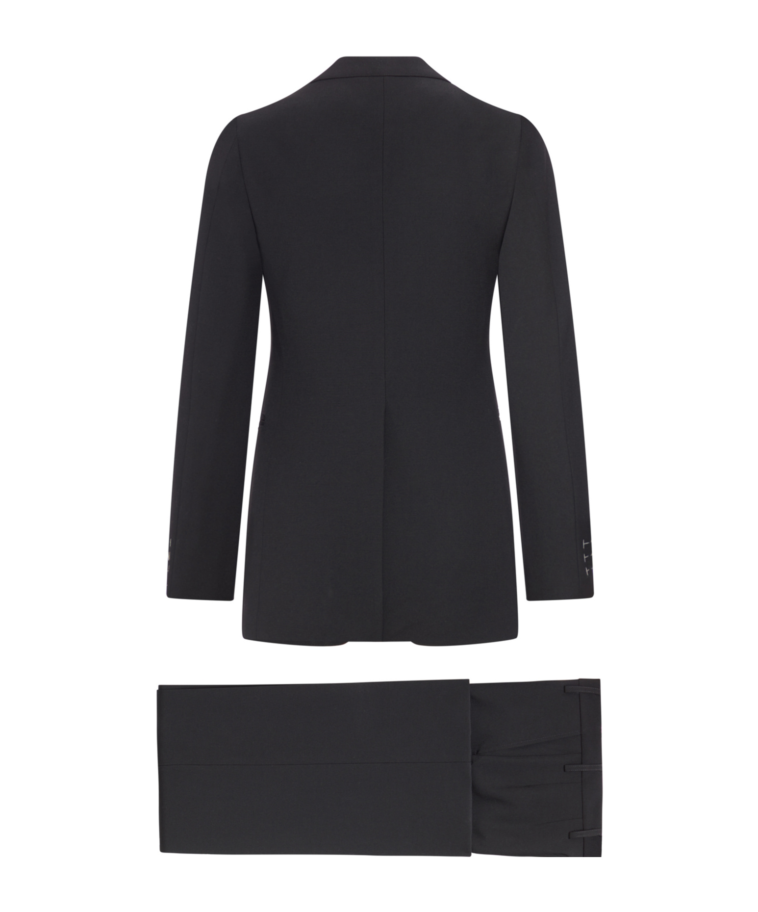 Maison Margiela Wide-leg Single-breasted Two-piece Suit In Black