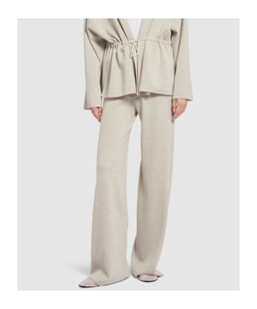 Max Mara Wilma Wide-leg Knitted Pants