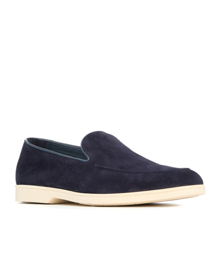 Doucal's Flat Moccasin Shoes In Black