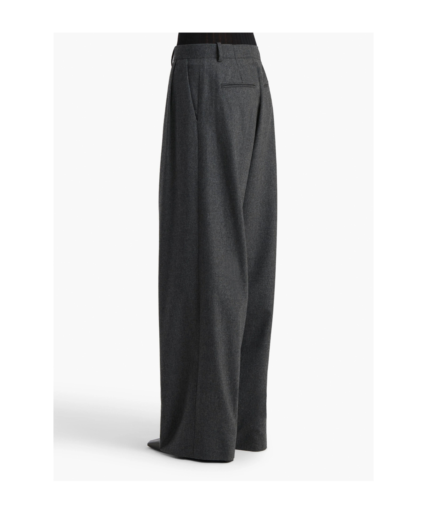 Khaite Belt Loop Casual Pants In Black