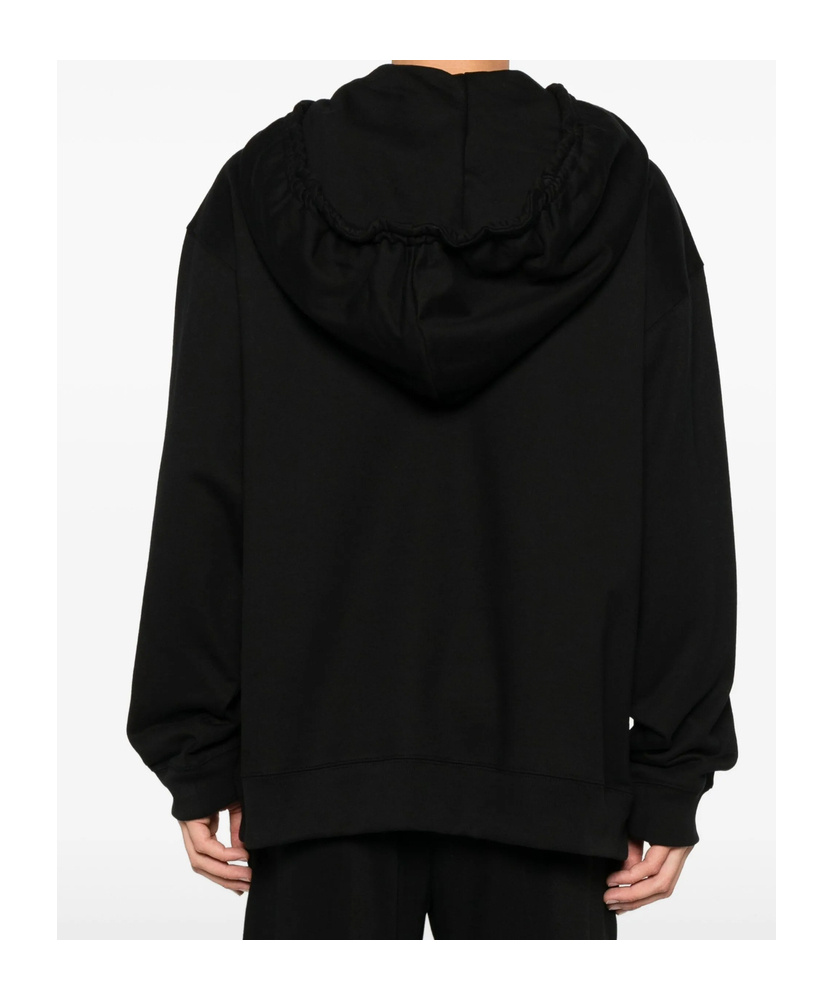 Dries Van Noten Drawstring Hoodie In Black