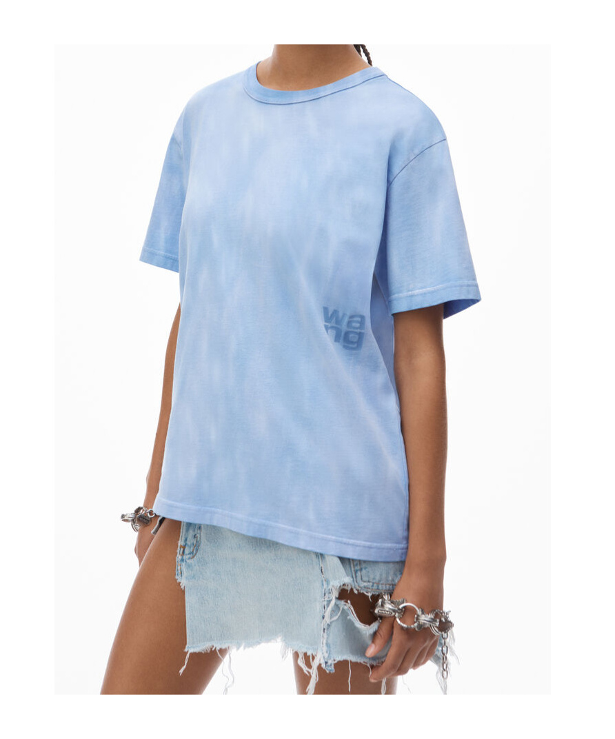 Alexander Wang Essential T-shirt In Blue