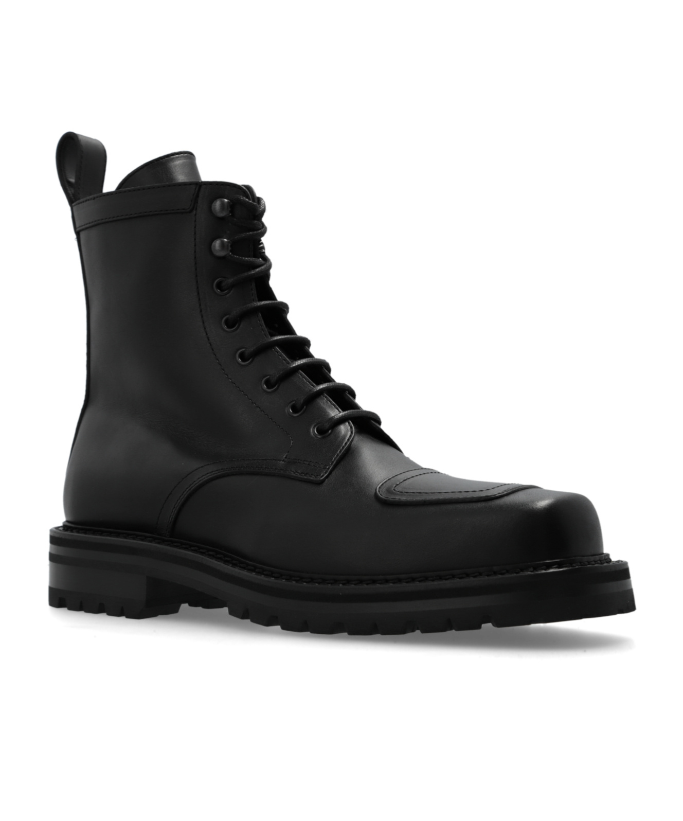 Dries Van Noten Laced Boots In Black