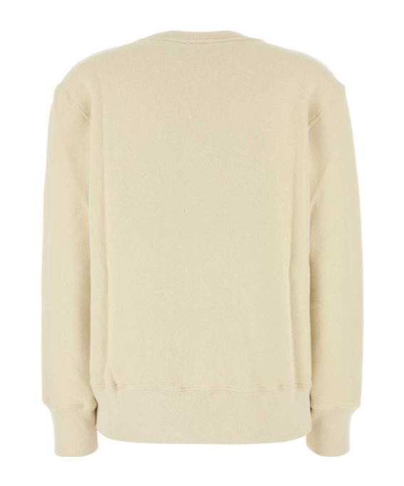 Autry Cotton Crew Neck Graphic Print Sweatshirt In Nude