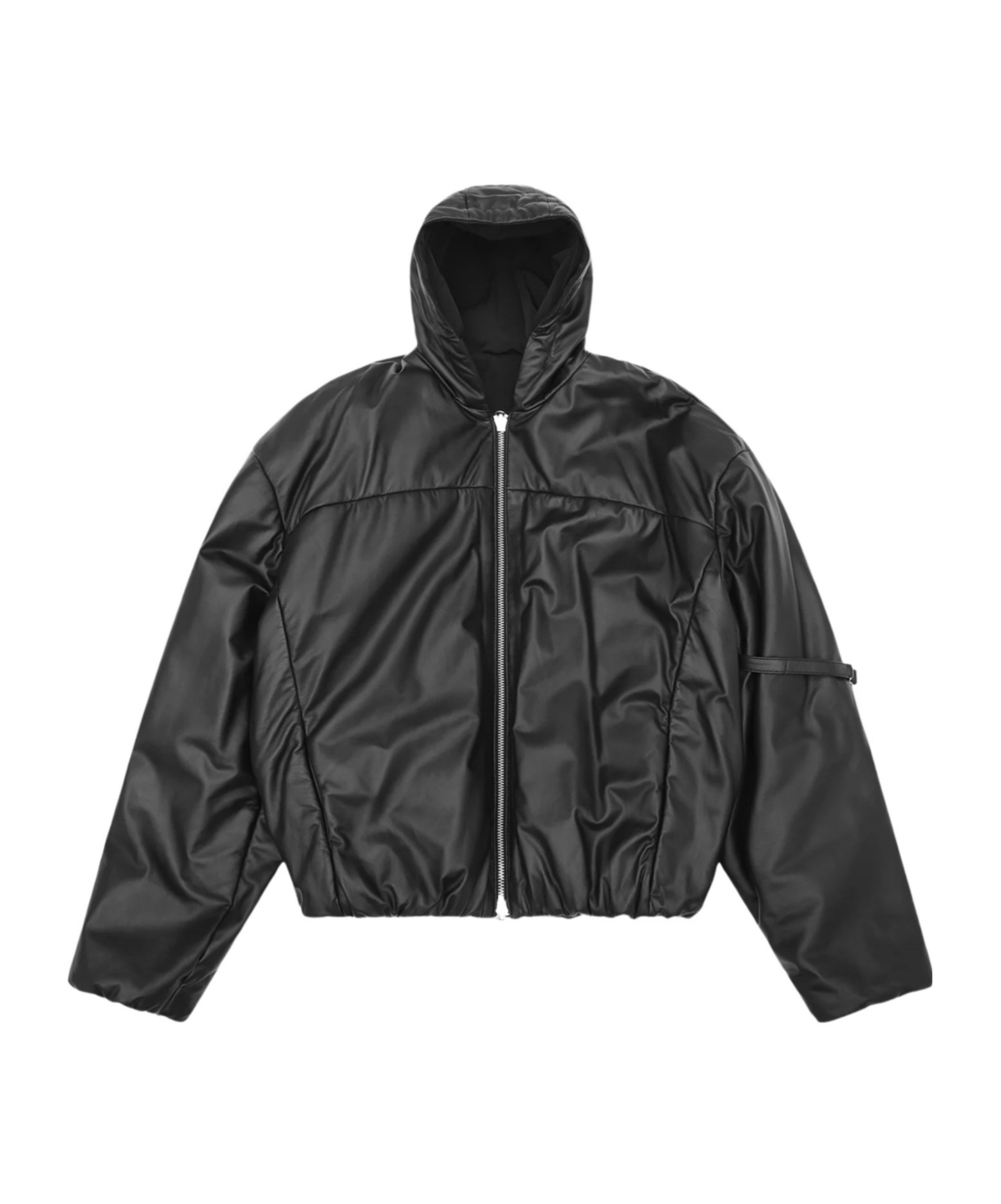 Heliot Emil Paralax Double-faced Leather Jacket In Black