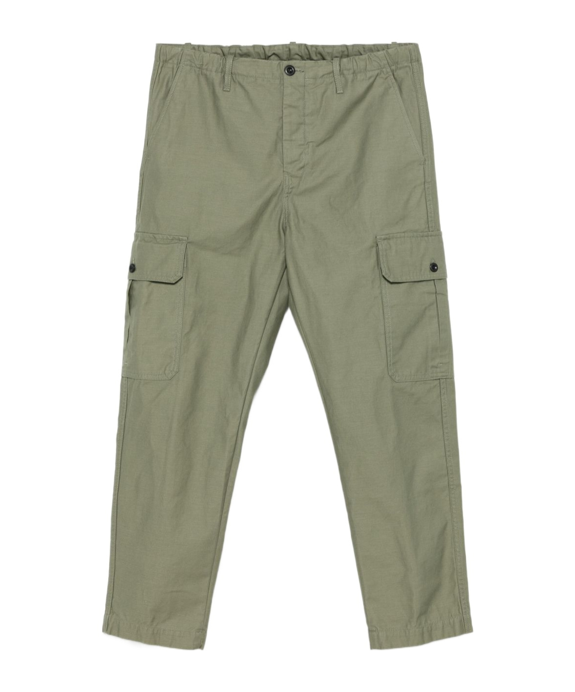 Incotex Belt Loops Slacks In Olive Green
