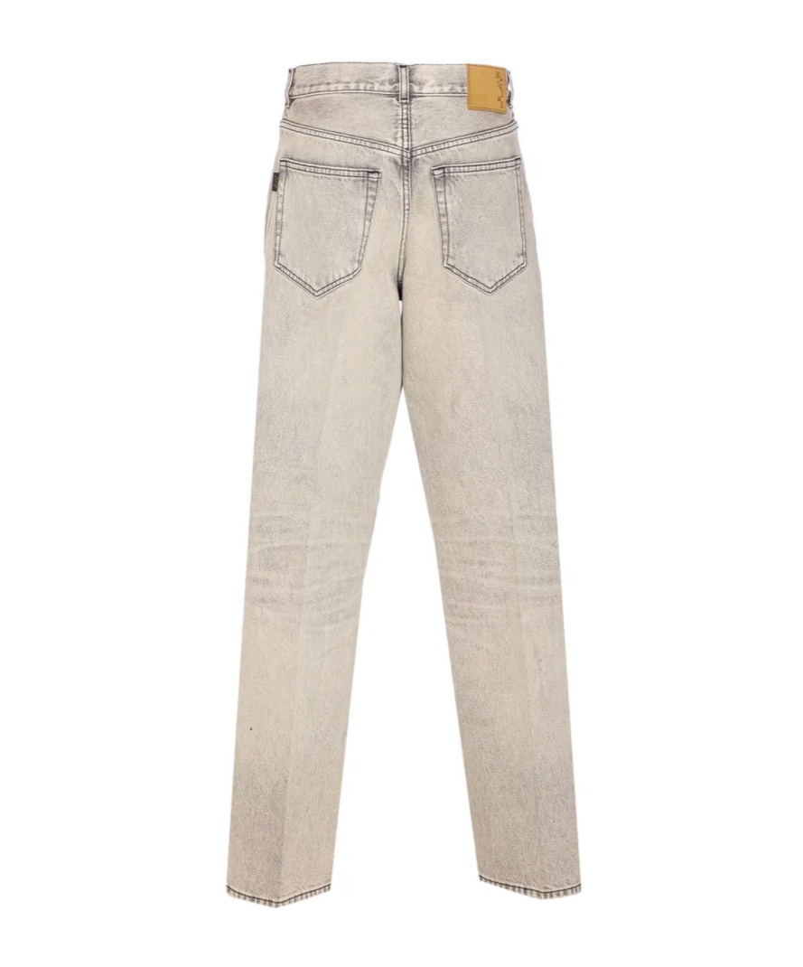 Haikure 5-pocket Trousers With Belt Loops And Contrast Stitching In Neutral