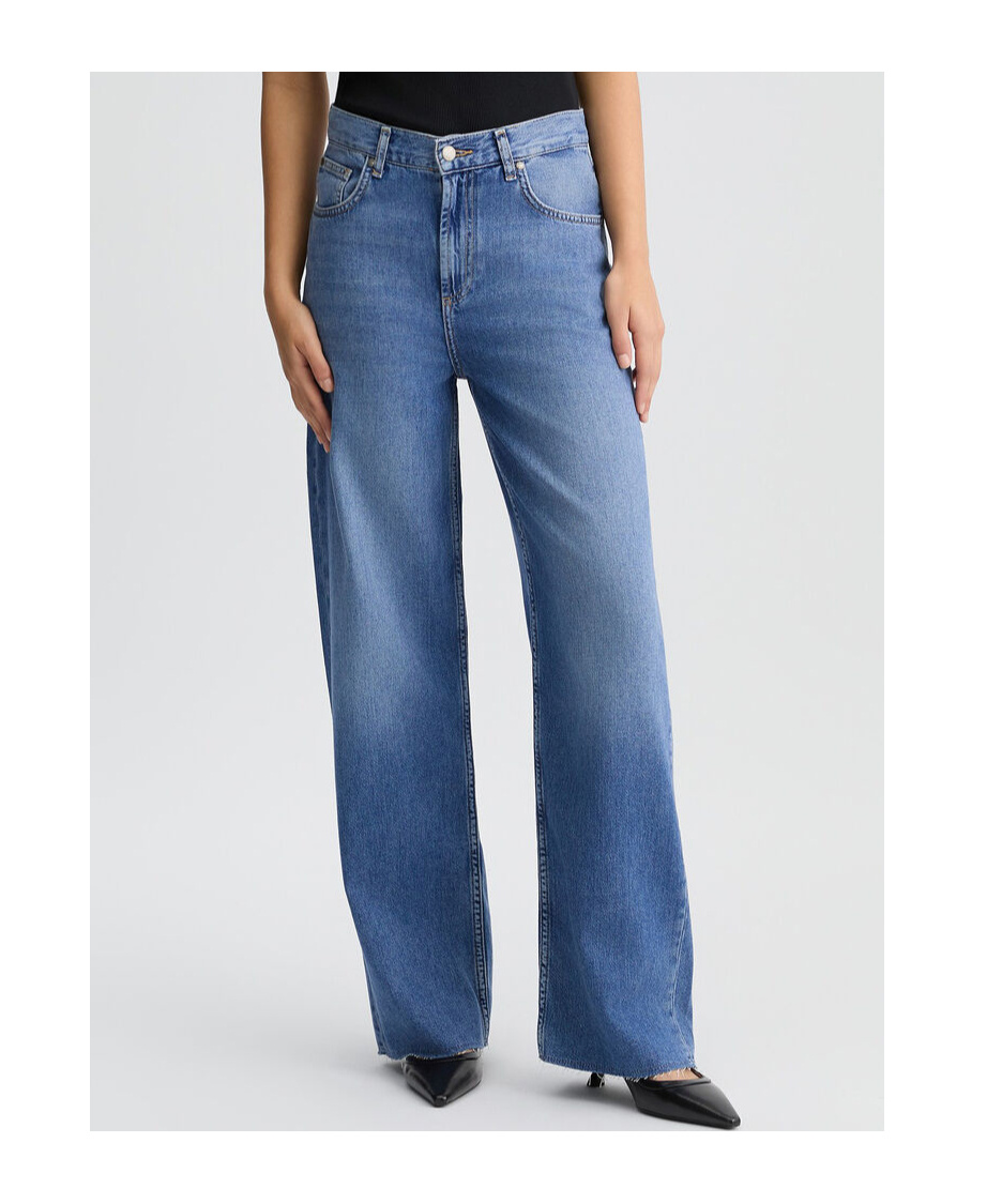Liu •jo Liu Jo High-waisted Light Blue Jeans With Classic Five-pocket Design In Blue