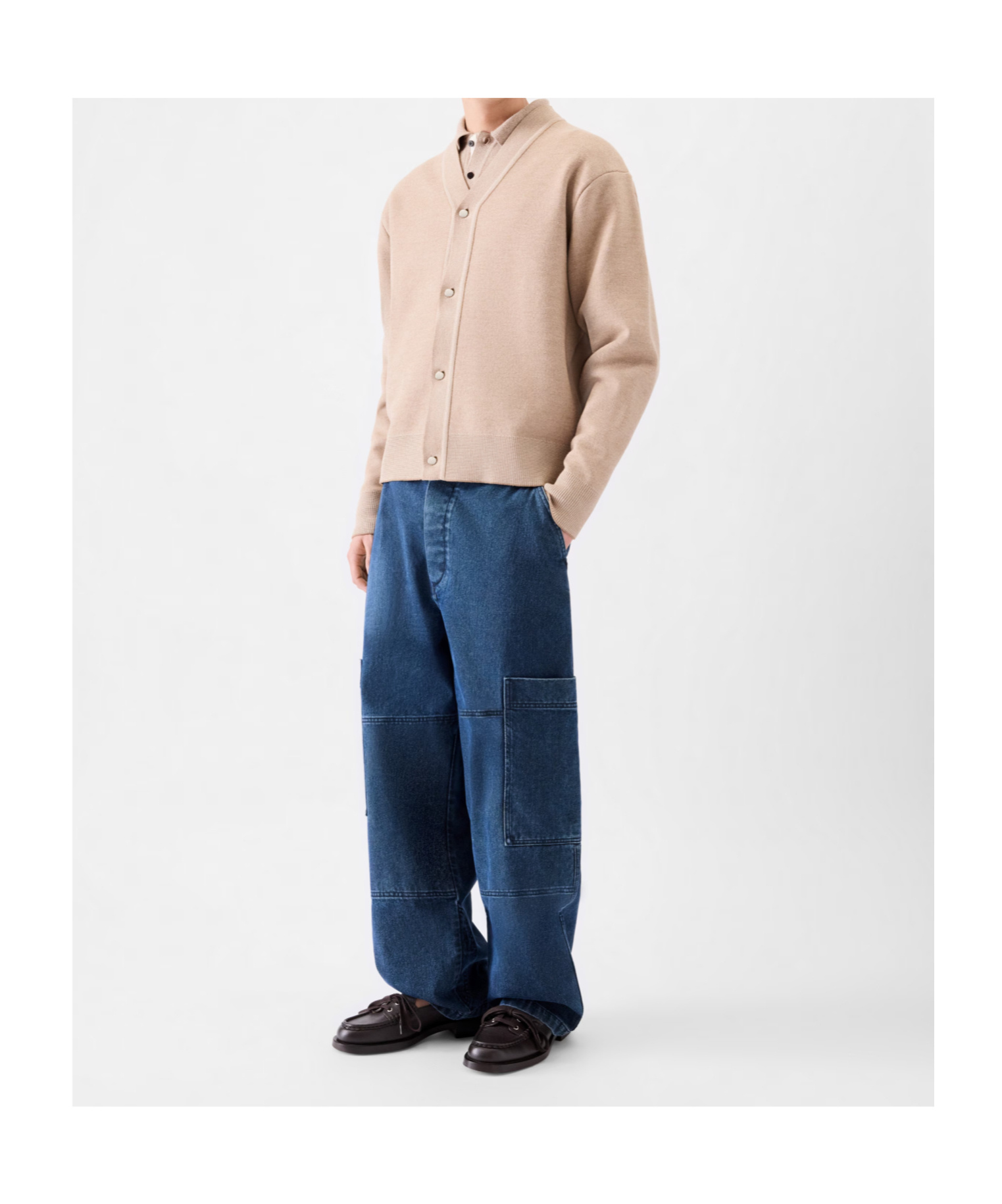 Jacquemus Cargo Jeans In Blue