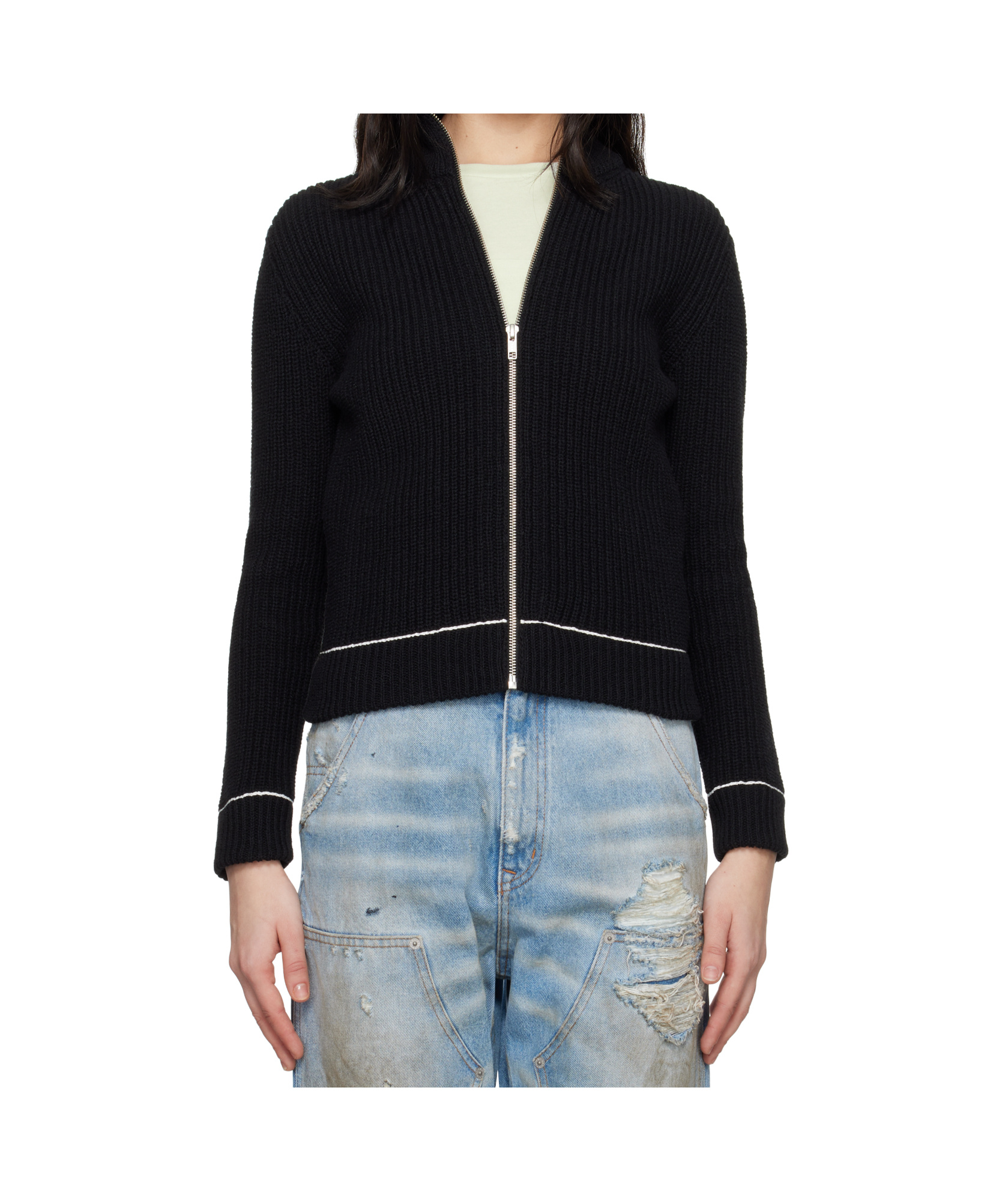 MM6 MAISON MARGIELA SLITTED CAMIONNEUR TRACK JACKET