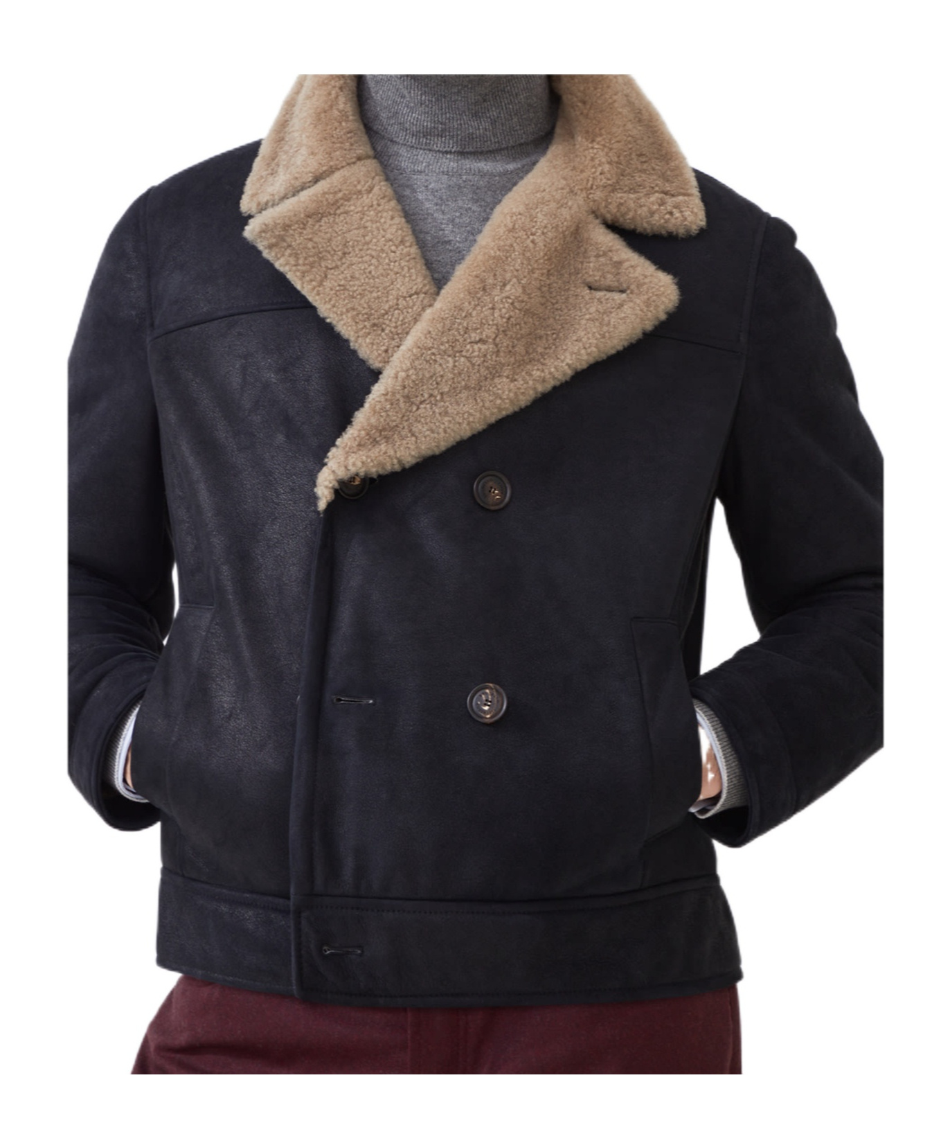 Brunello Cucinelli Double-breasted Jacket In Black