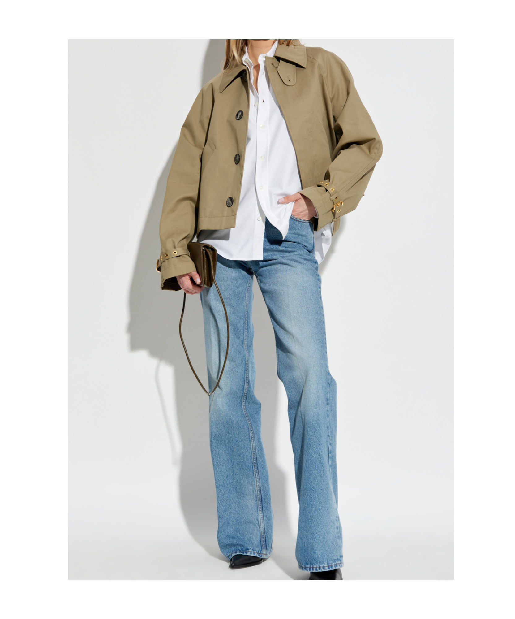 Ami Alexandre Mattiussi Ami Paris Buttoned Jacket In Nude