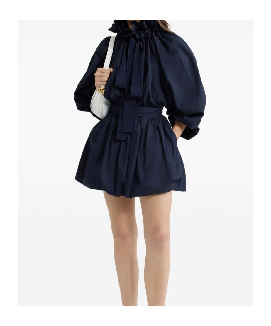 Shop Patou Iconic Drawstring Blouse In Black