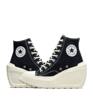 Converse 110mm Chuck 70 De Luxe Wedge Hi Sneakers In White