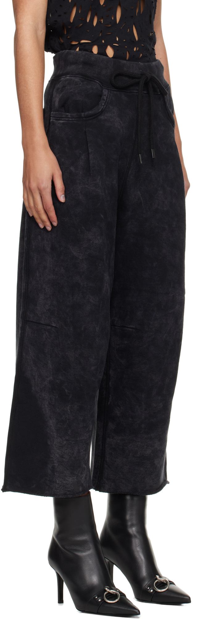 R13 Drawstring Sweatpants In Black