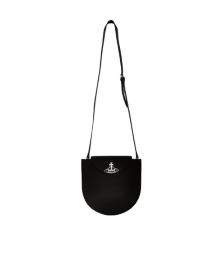 Shop Vivienne Westwood Flip Shoulder Bag In Black