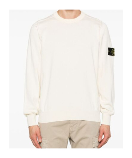 Stone Island Pullover Mit Kompass-patch In Nude