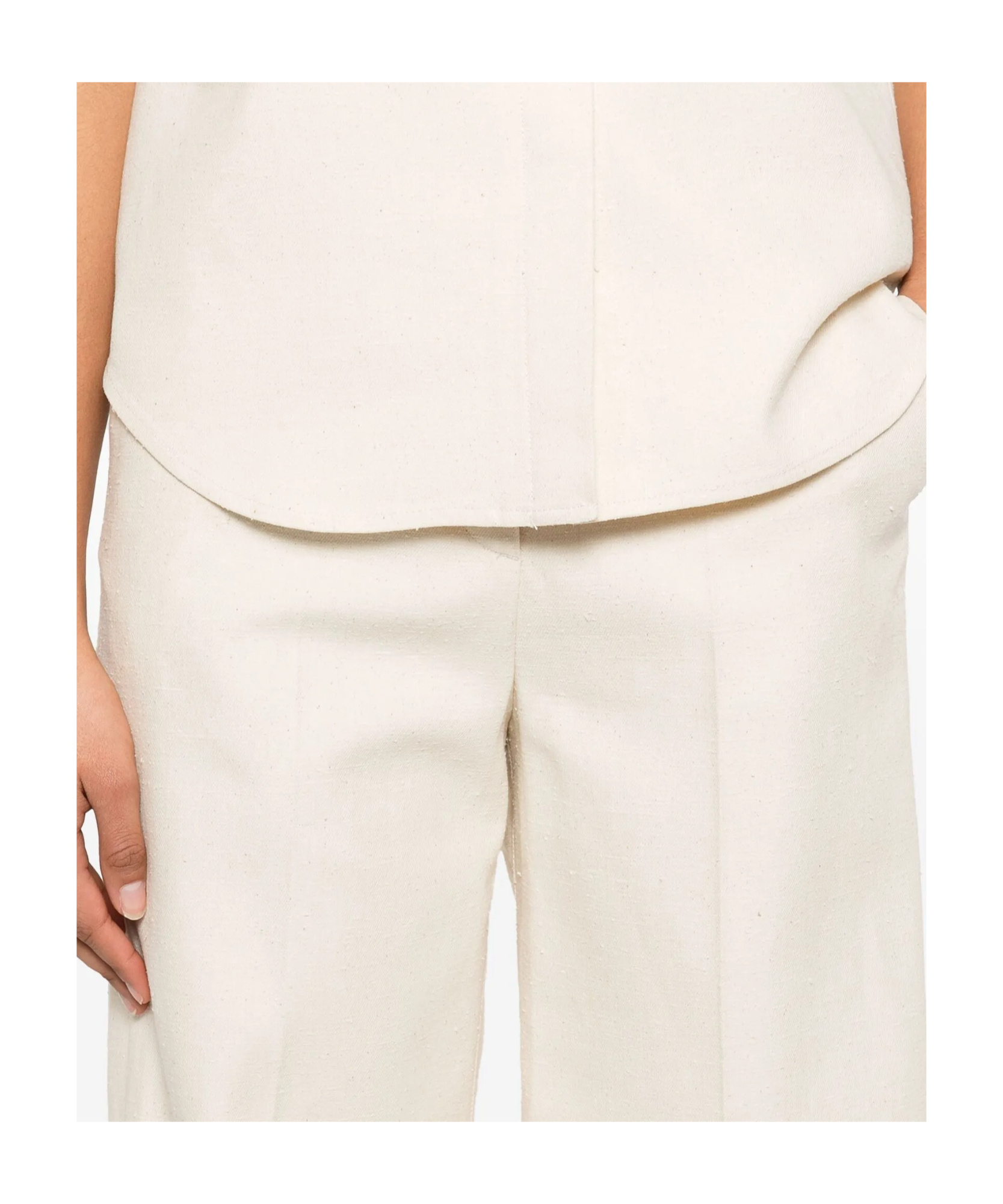 Loulou Studio Zora Trousers In White