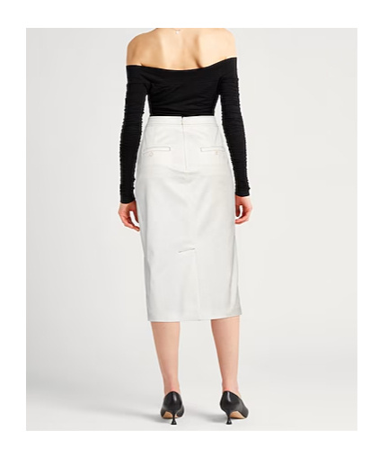 Max Mara Denim Skirts In White