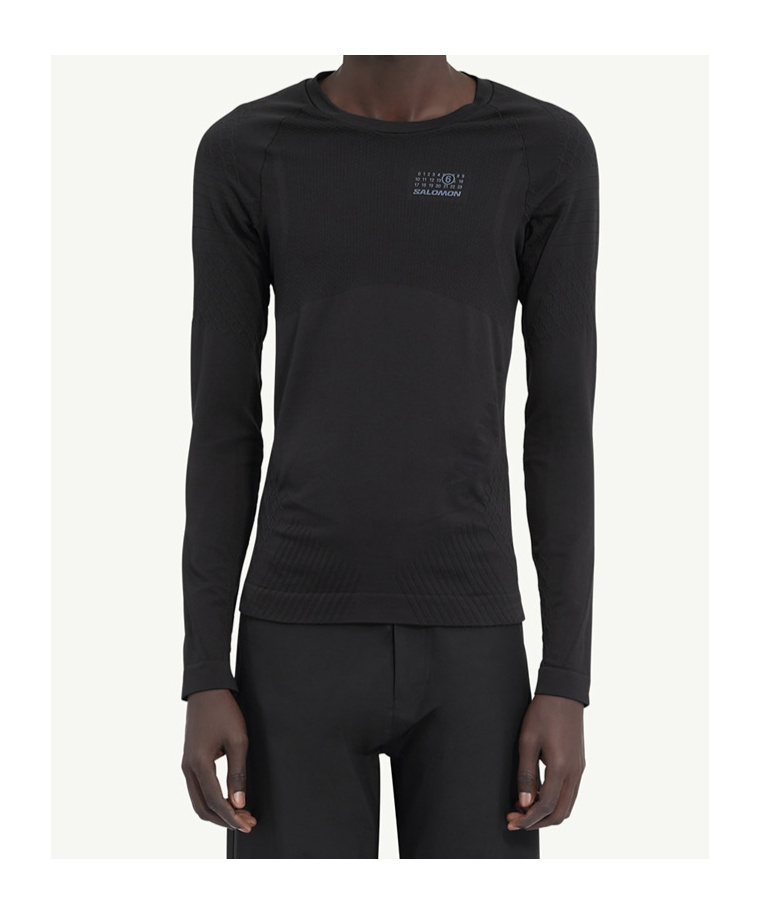 Mm6 Maison Margiela X Salomon Technical Fabric Top In Black