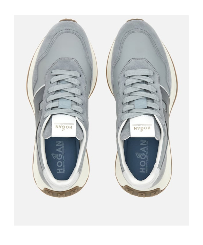 Hogan Laced Sneakers In Gray