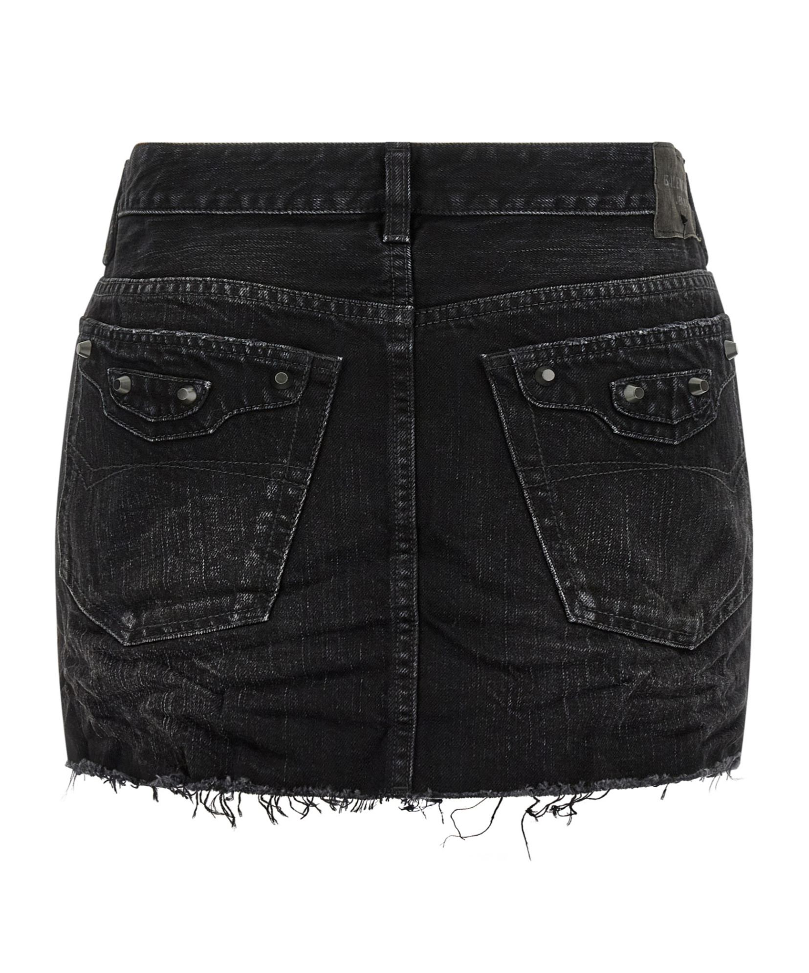 Balenciaga Urban Style Skirt With Pockets And Loops In Black