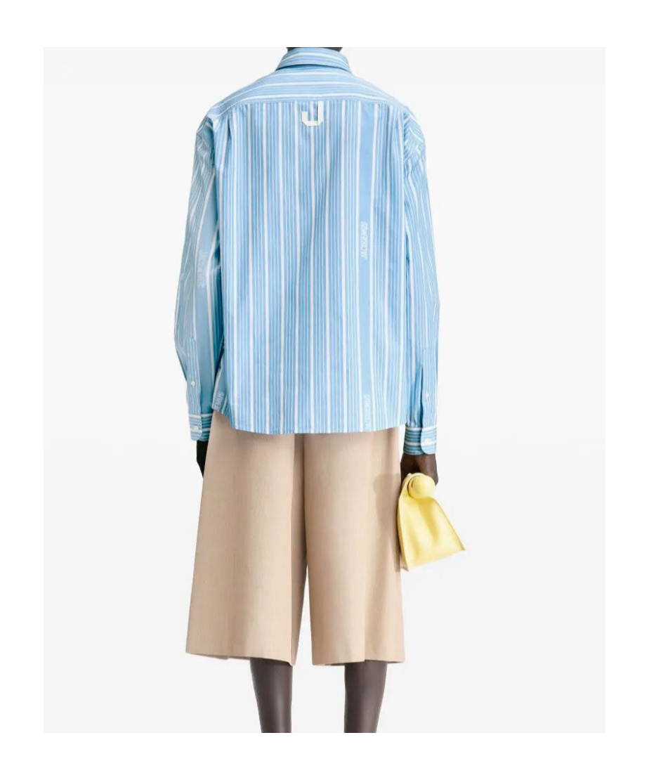 Jacquemus La Chemise Simon Logo Striped Shirt