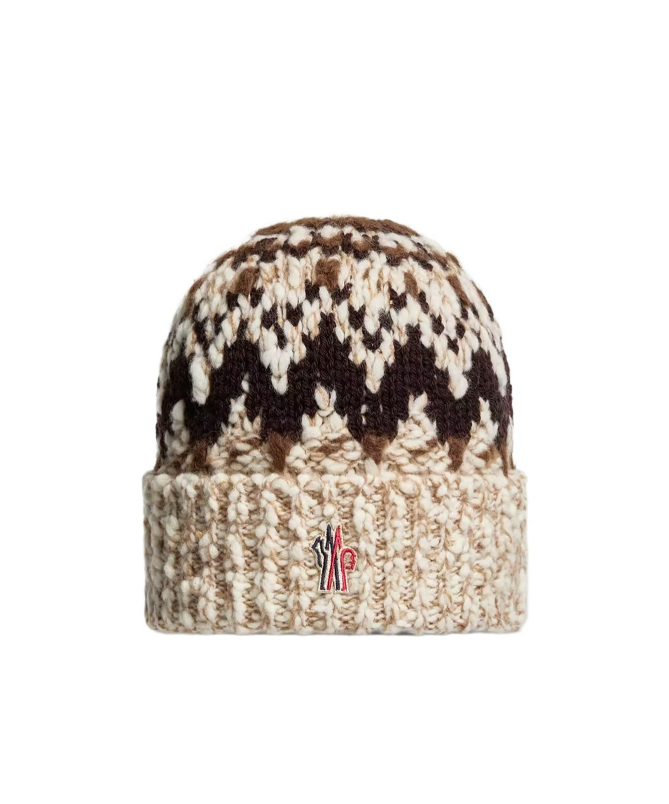 Moncler Grenoble Logo Embroidered Beanie In Multi