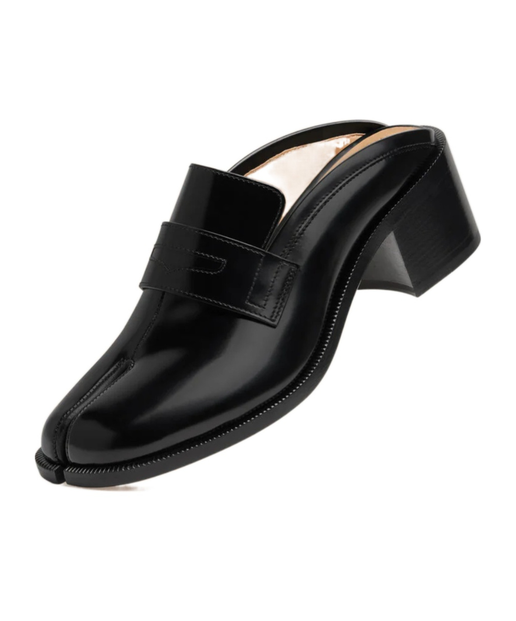 Maison Margiela Tabi City Mules In Black
