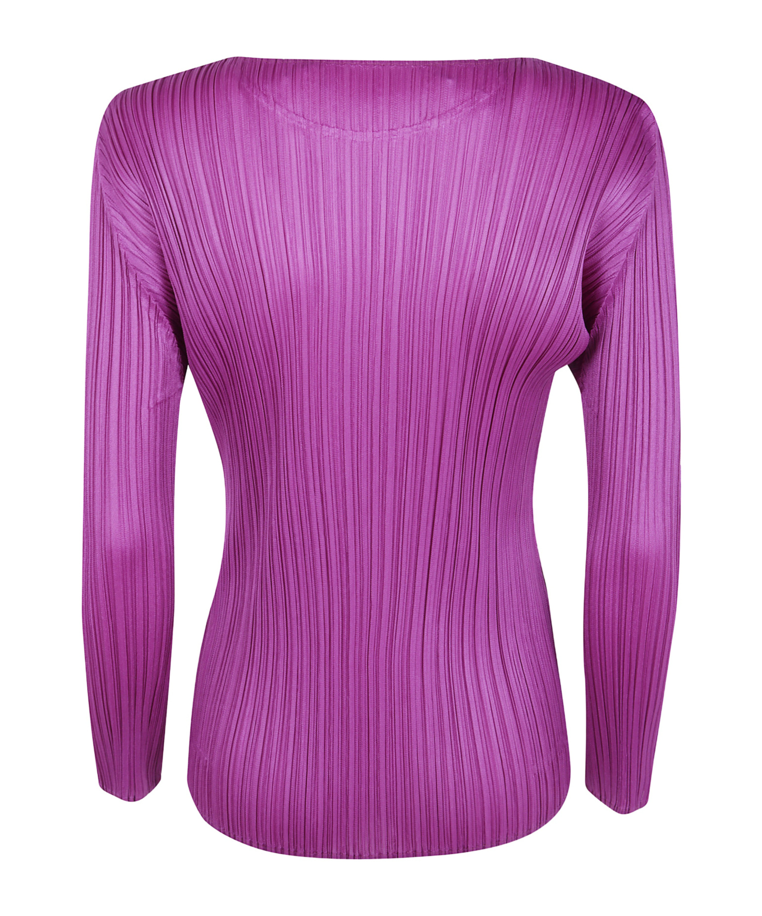 Issey Miyake Pleated T-shirt In Purple