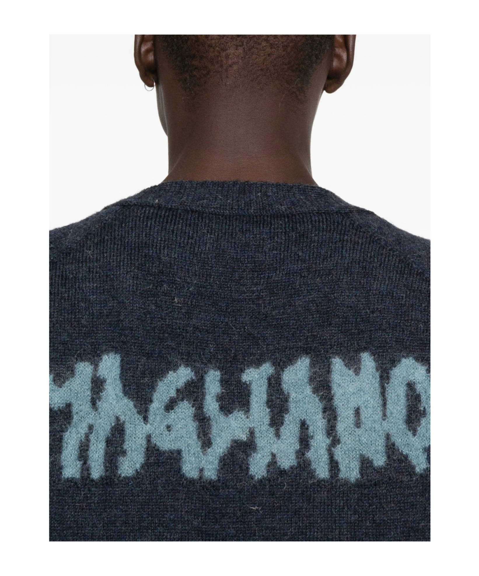 Magliano Grampa Buttoned-up Cardigan In Blue