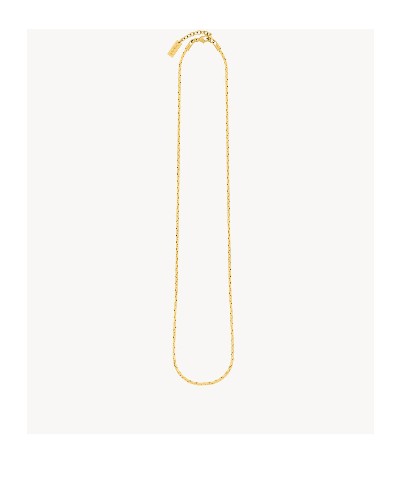 Saint Laurent Cobra-chain Necklace In Metal In Yellow