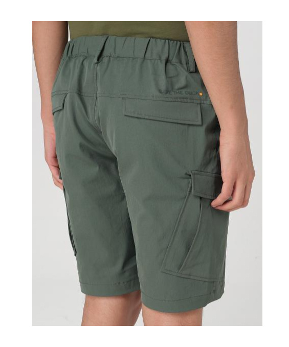 Save The Duck Belt Loop Shorts In Green