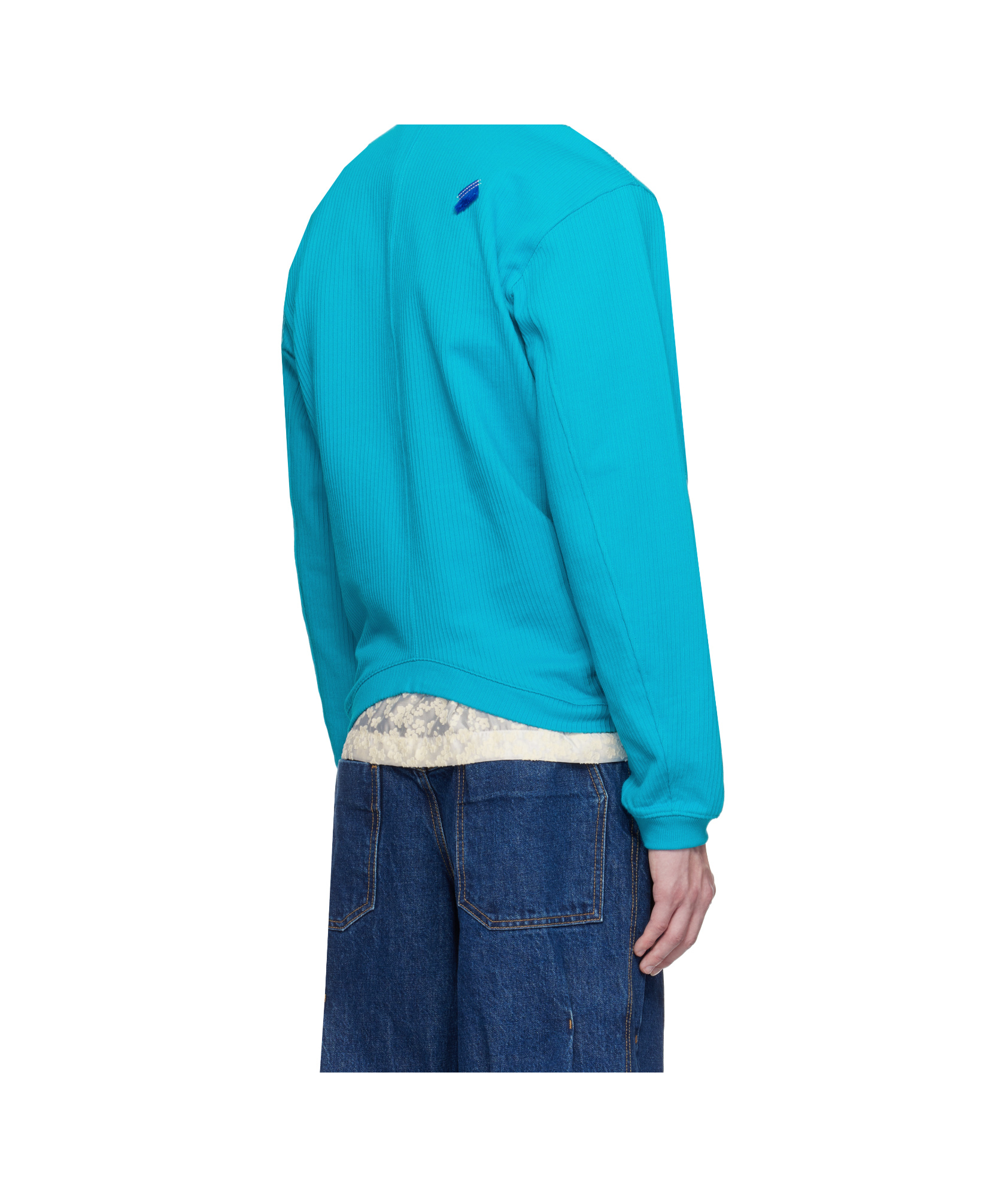 Ader Error Blue Product. 33 Sweatshirt In Turquoise