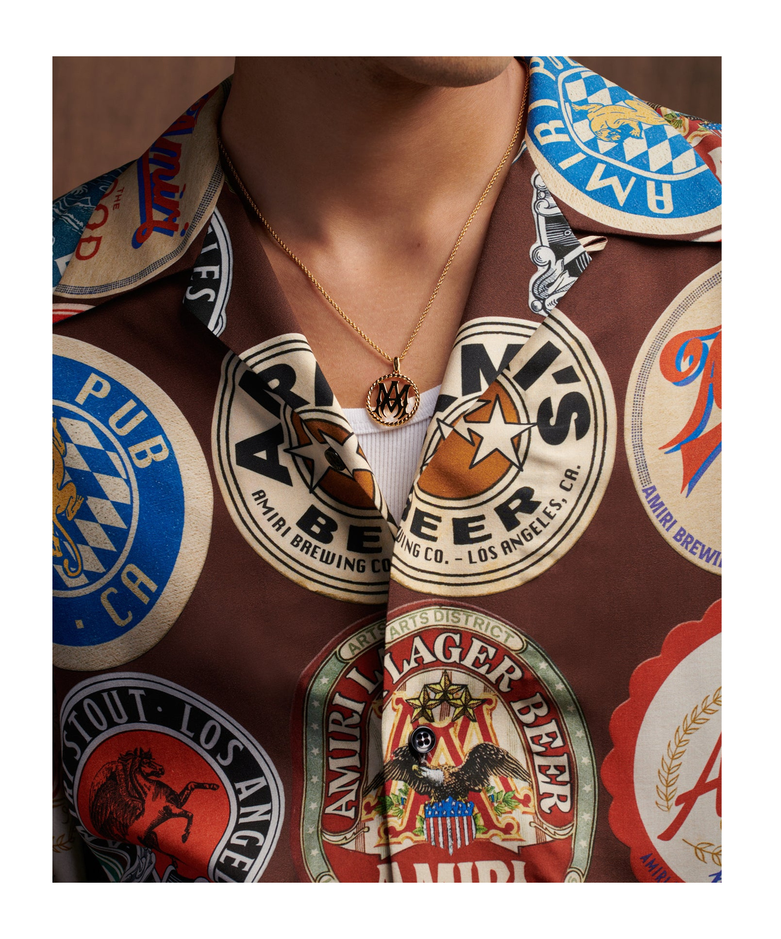 Shop Amiri Short-sleeved Shirt In Multicolor