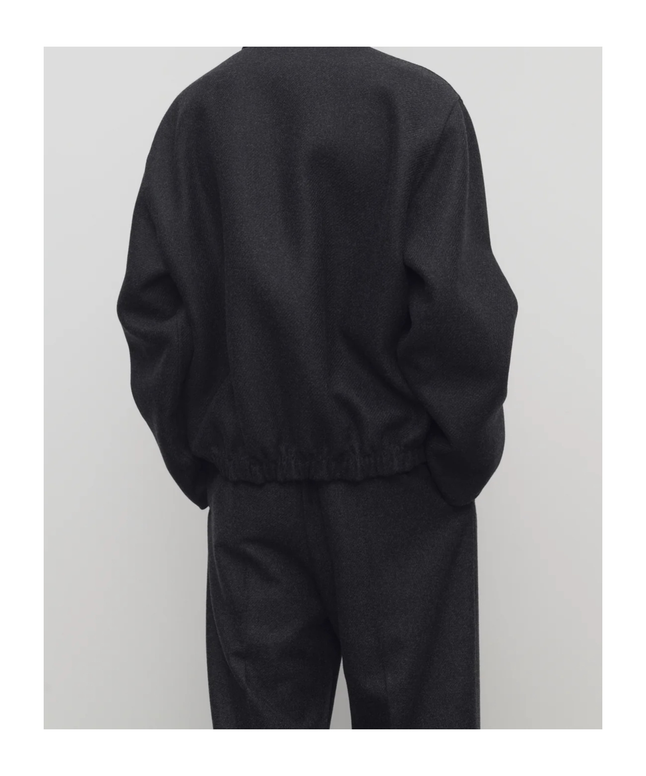 The Row Long-sleeved Casual Jacket In Black