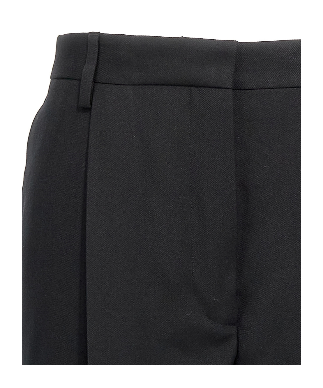Dries Van Noten 'classic Pleated Straight Leg Trousers' In Black