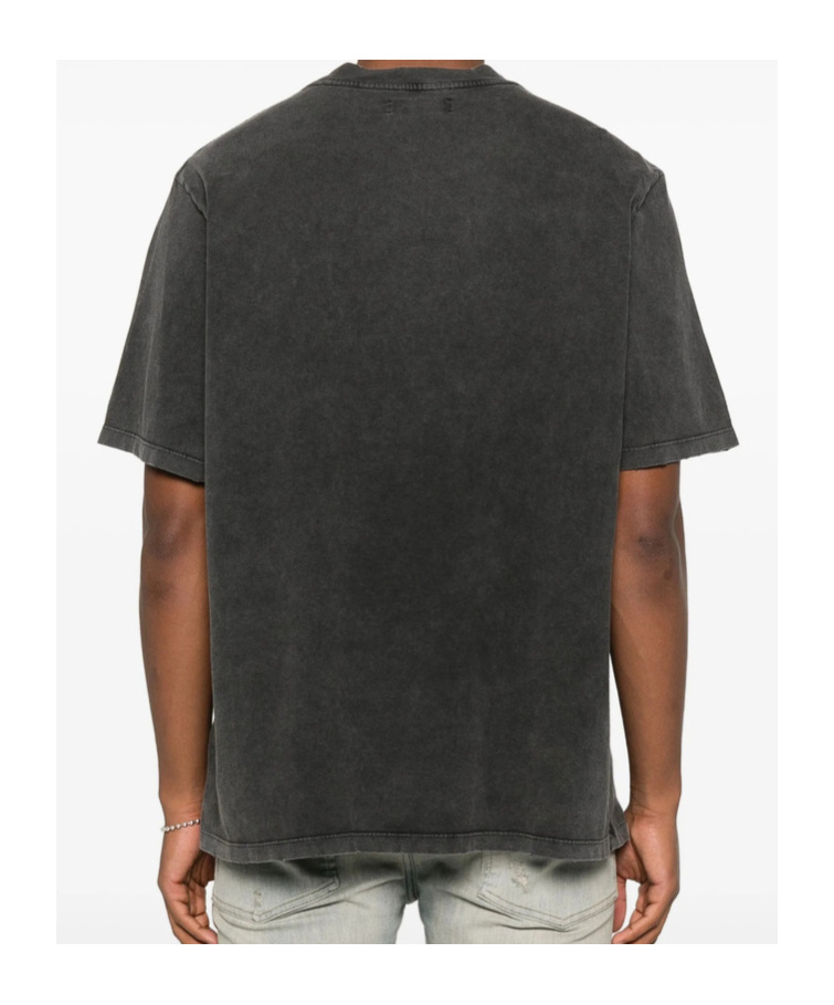 Amiri Groovy Logo-print Cotton-jersey T-shirt In Black