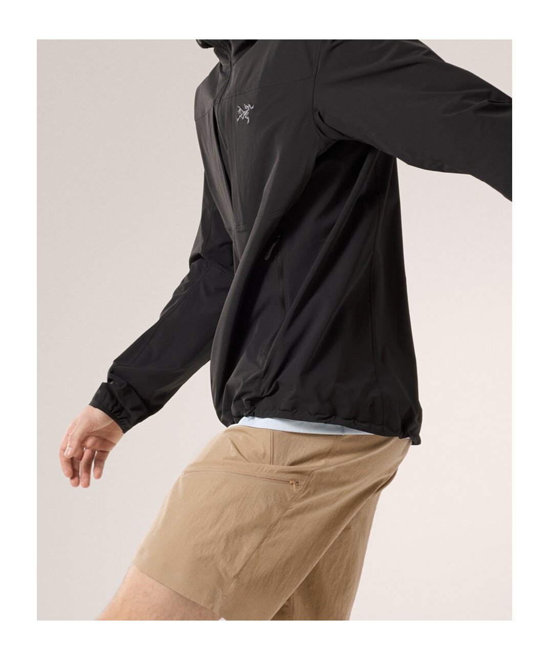 Arc'teryx Gamma Lightweight Hooded Jacket In Black