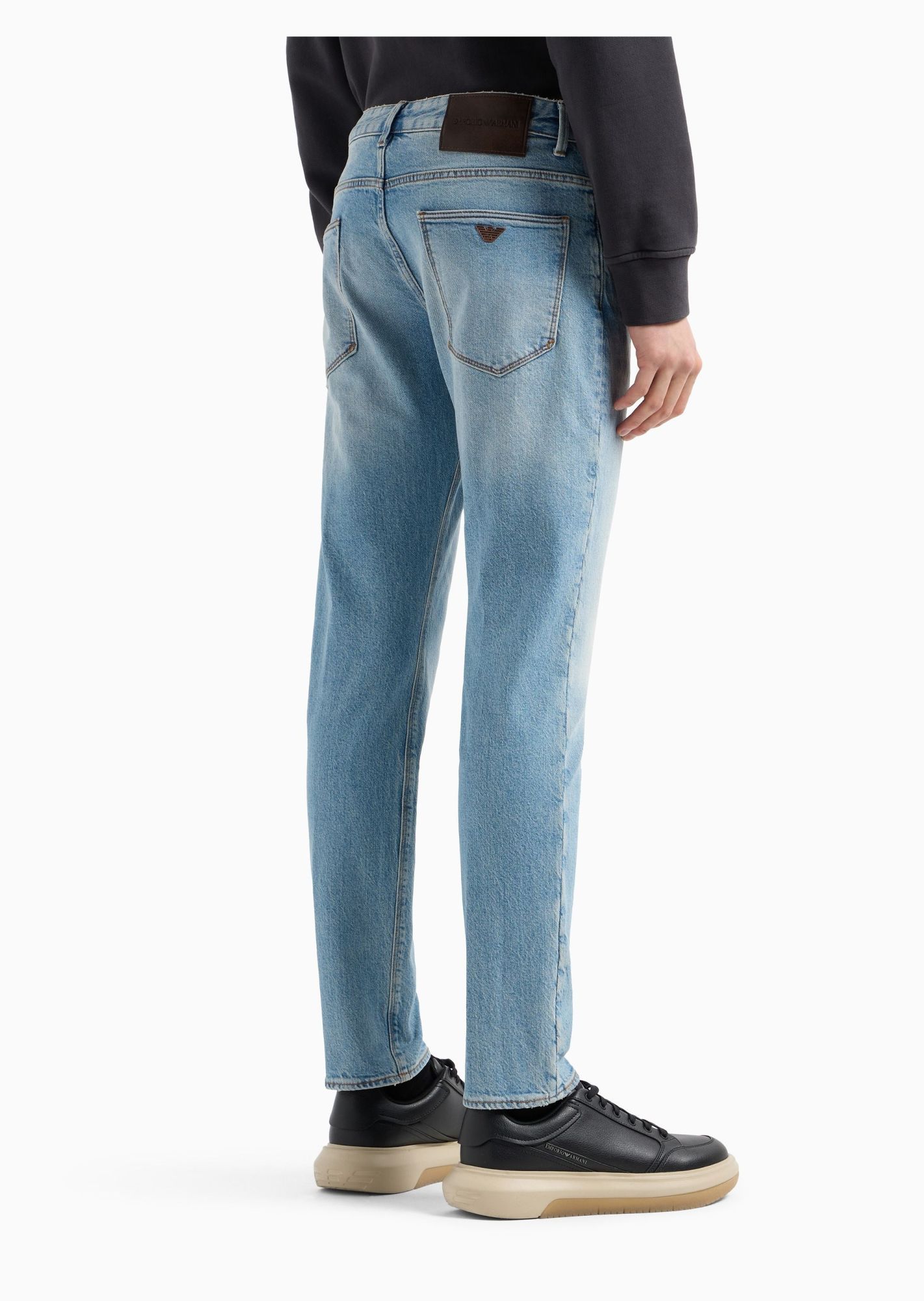 Emporio Armani Multi-pocket Jeans In Blue