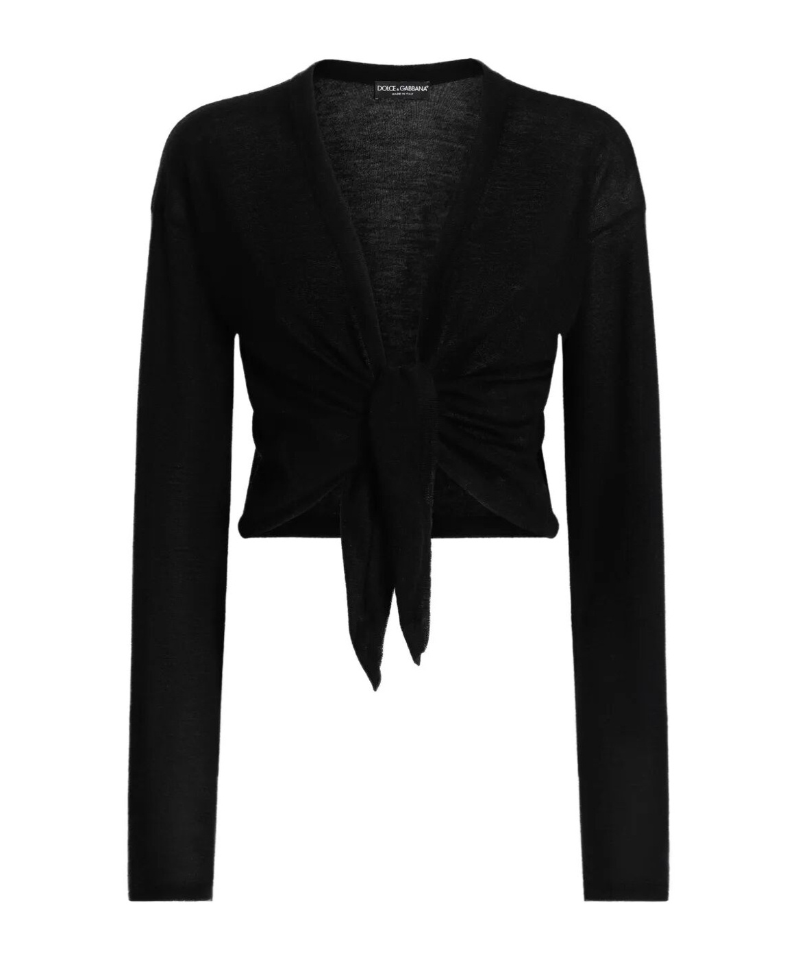 Dolce & Gabbana Cashmere Cardigan Sweaters And Cardigans Black In Black
