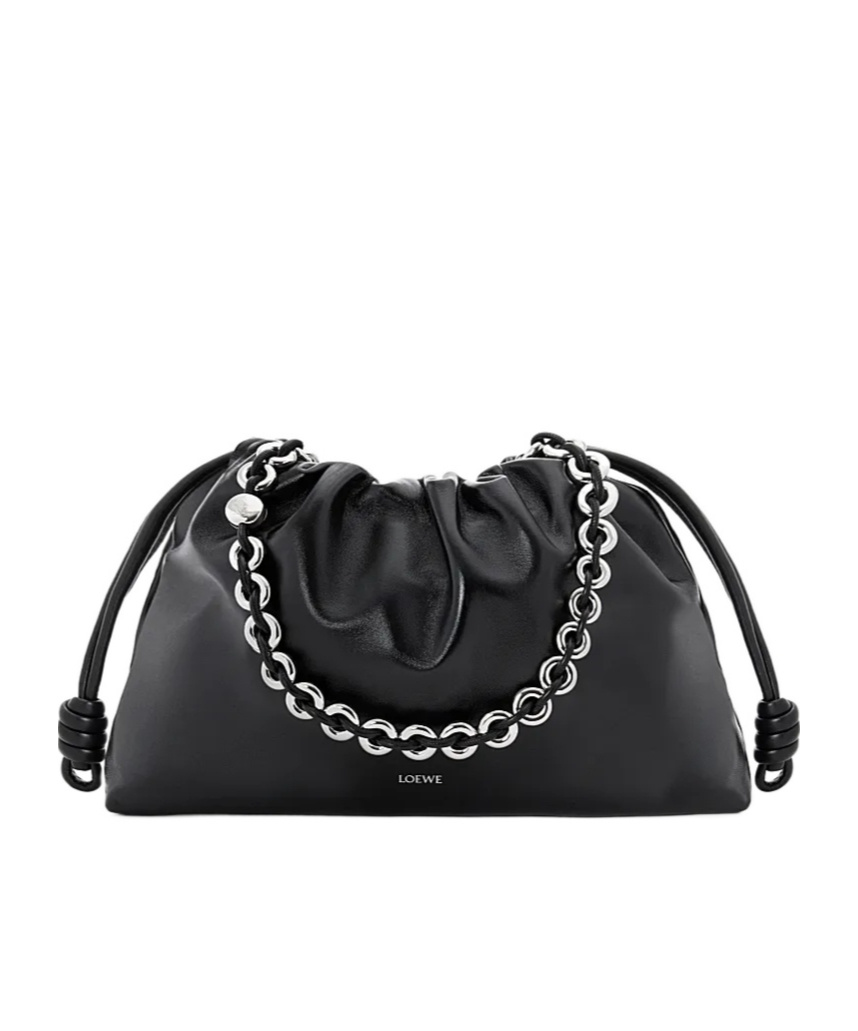 Loewe Flamenco Purse Large Shoulder Bag In Black