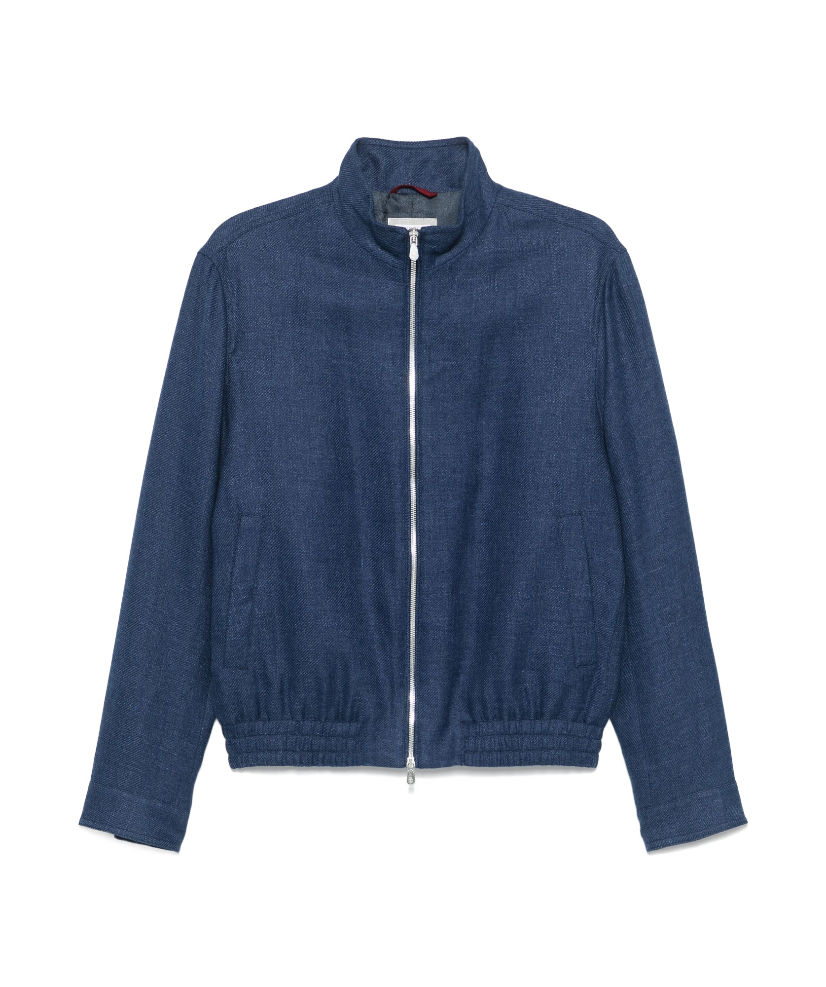 Brunello Cucinelli Men Bomber Jacket In Blue