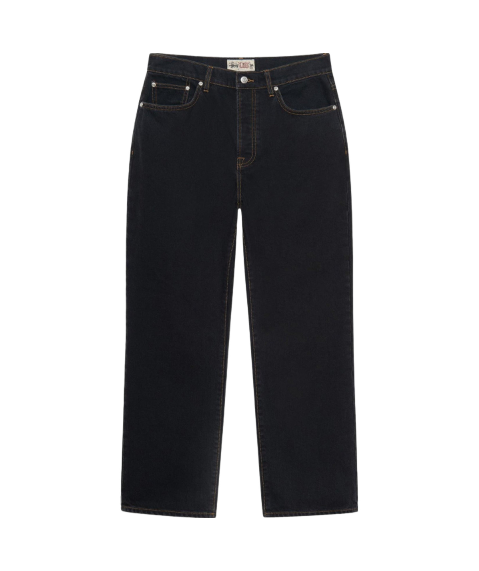 Stussy Belt-loop Jeans In Black