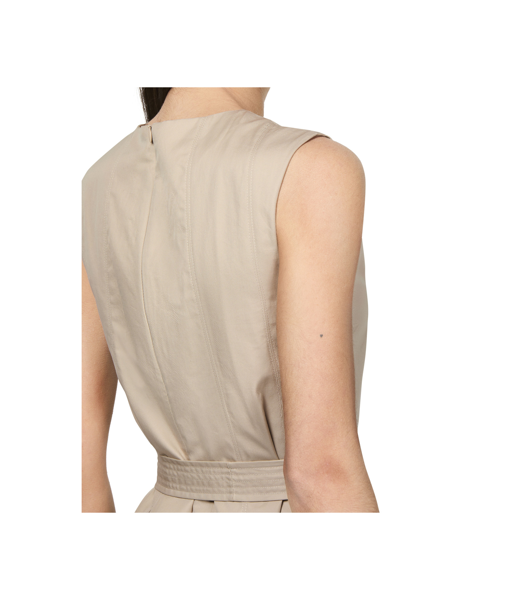 Max Mara Amina Midi Dress In Brown