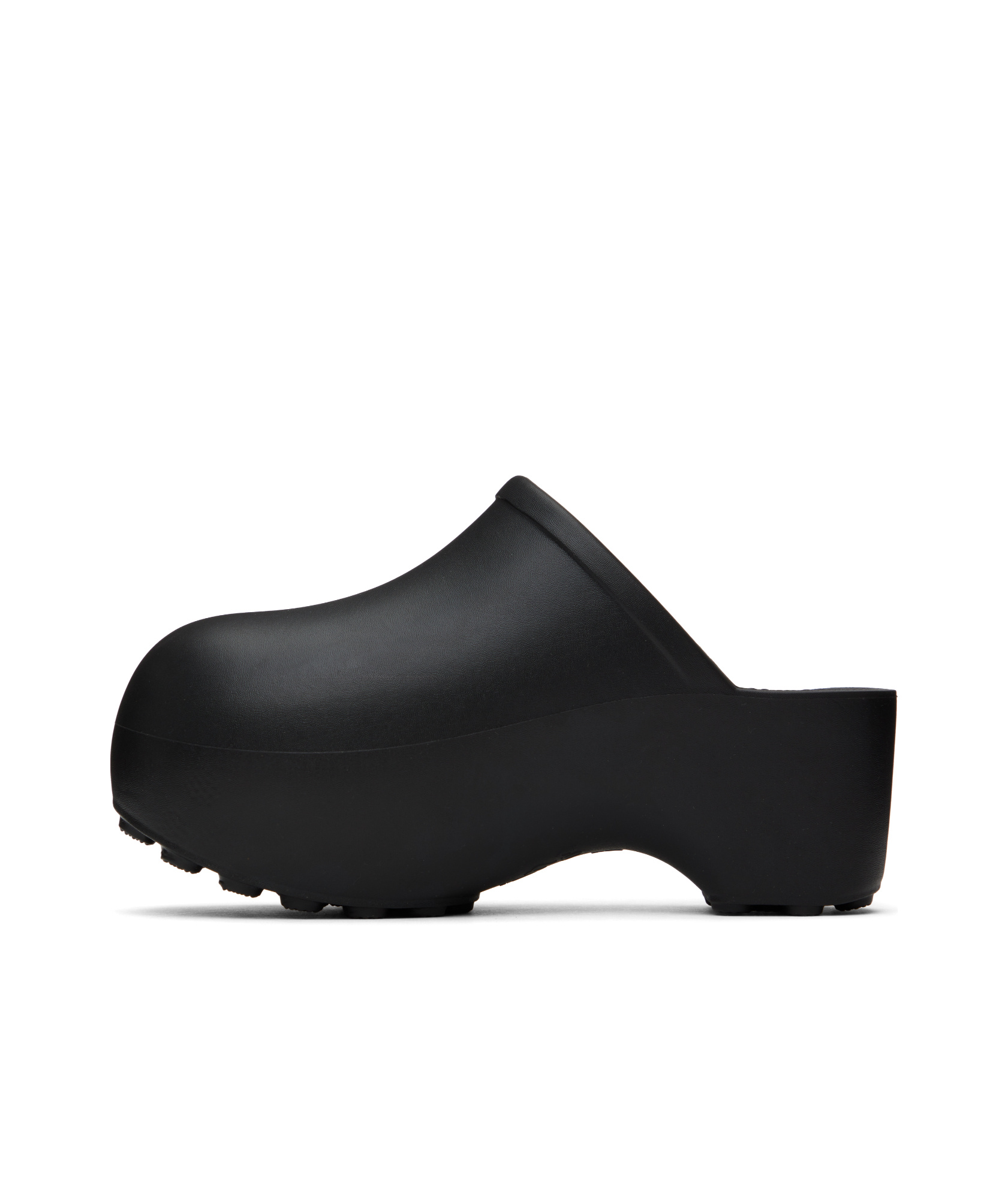 Praying Platform Mules In Black